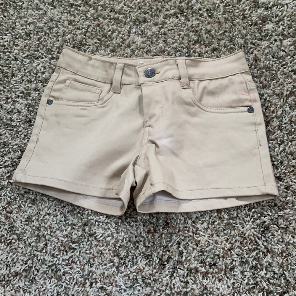 Kids khaki shorts size 12